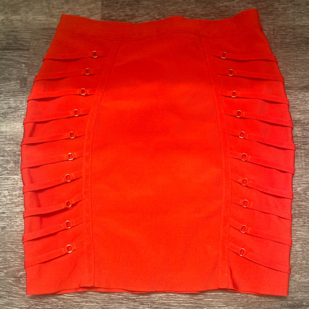 Tight red Wow Couture skirt